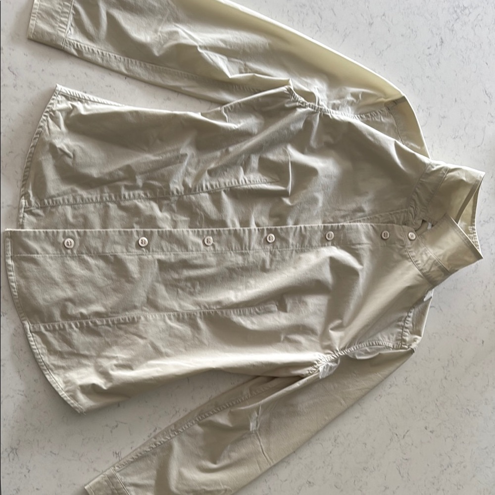 Prada Cream Button-Up Shirt